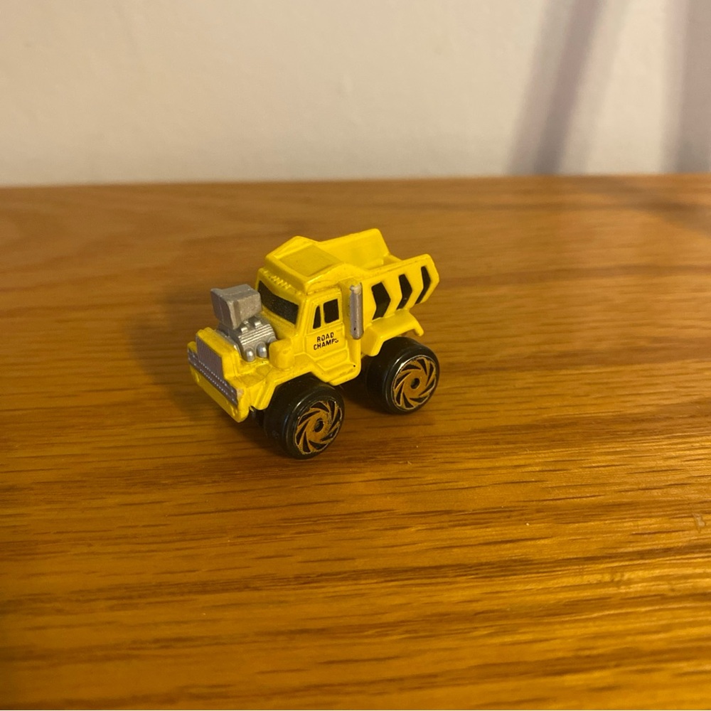 Bright Yellow Construction Toy Truck